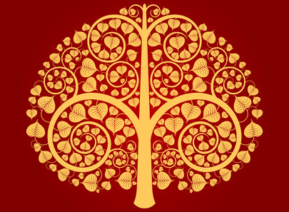Arbre du Bouddha or